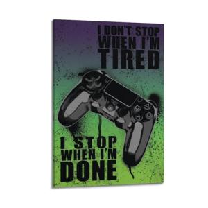 CCXUSENX Póster de juego de controlador, pintura decorativa…