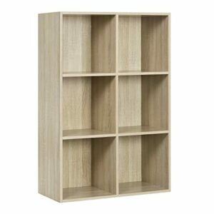 WOLTU Libreria con 6 Cubos Abiertos, Estanteria para Libros…