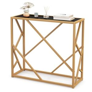 COSTWAY Mesa de Consola de 80 cm, Mesa de Entrada con Tapa…