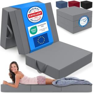 ELONEO Colchón Plegable, colchón para Invitados, colchón Pl…
