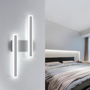 Comely Aplique LED de Pared Interior 32W 3600LM Blanco Lamp…