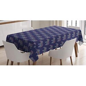 ABAKUHAUS Bohemio Mantele, Elefante con Adorno Tribal, Resi…