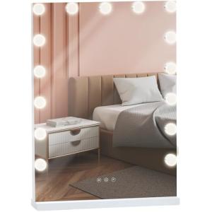 CLP Espejo De Maquillaje Murrieta con Luz LED Regulable & C…