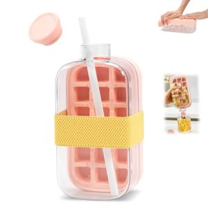 Ice Cube Tray - Botella de agua 2 en 1, mini bandeja de cub…