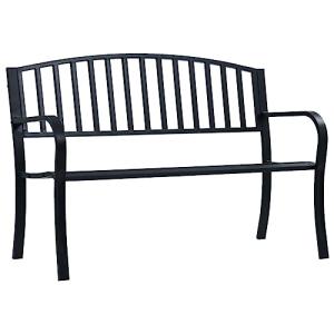 vidaXL Banco de Jardín Banca Asiento de Exterior Patio Terr…
