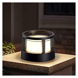 Luz de patio IP65 Impermeable Redondo Poste de jardín Bolar…