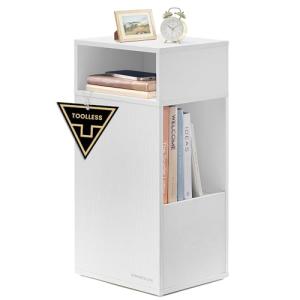 SONGMICS HOME Mesita de Noche Estrecha, Montaje Súper Rápid…