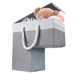 Cesta para escaleras, soporte de juguetes plegable para | O…