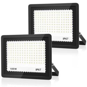 Foco LED Exterior,100W 10000LM Proyector LED Exterior 2 Pie…