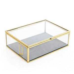 Logbuch-Verlag Elegante cajita de cristal transparente con…