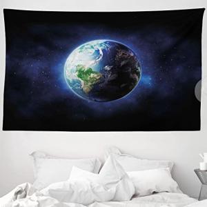 ABAKUHAUS Mundo Tapiz de Pared y Cubrecama Suave, Espacio E…
