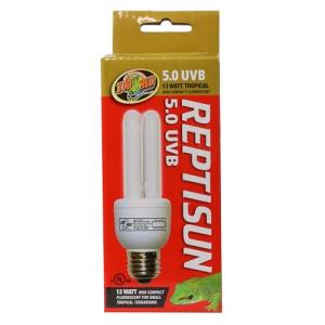Zoomed Reptisun Lámpara de Terrario y Reptil 13 Watt, 5.0 U…