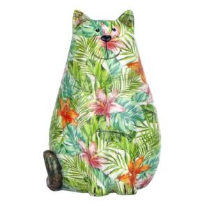 BY SIGRIS Figura Gato Verde de Resina 21 * 12 * 14cm Figura…