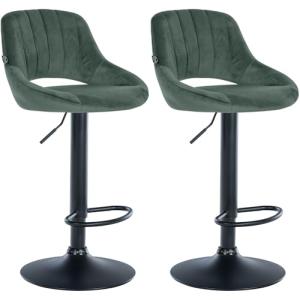 CLP Set De 2 Taburetes De Bar Milet con Reposapiés I Pack D…
