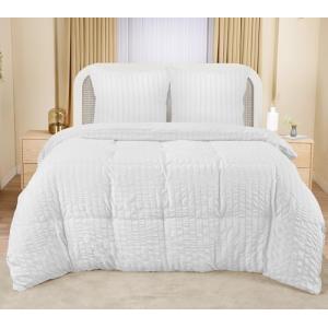 Utopia Bedding Seersucker Funda Nordica Cama 180 - Juego de…