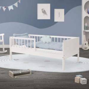 ML-Design Cama Infantil Individual Color Blanco 70x140cm en…