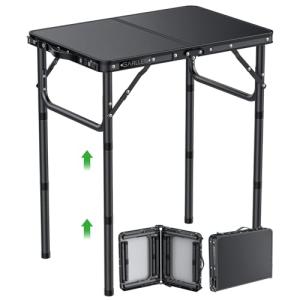 GARLLEN Mesa Plegable Camping de Aluminio Mesa Alta Picnic…