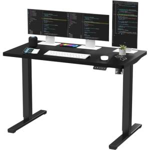 SANODESK QS Escritorio Elevable Eléctrico 140x60 cm, con Co…