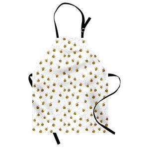 ABAKUHAUS Abeja Delantal de Cocina, Doodle Simple Abeja del…