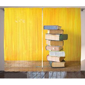 ABAKUHAUS Libros Cortinas, Pila de novelas Viejas Fotos, Sa…