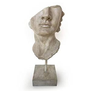Figura Decorativa Escultura Busto Mujer Clásica Antigua Rot…