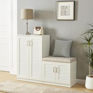 [en.casa] Mueble Zapatero Løten Armario con 9 Compartimento…