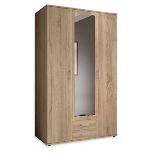 Stella Trading Karl Elegante armario ropero de 3 puertas co…