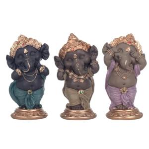 SIGNES GRIMALT by SIGRIS Figura Ganesha 3 Unidades Multicol…