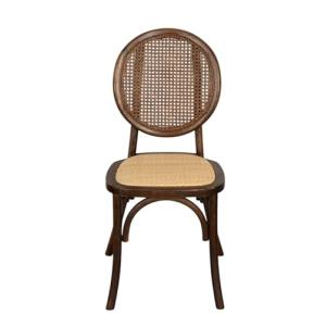 Biscottini Silla de madera y ratán 92 x 48 x 43 cm | Sillas…