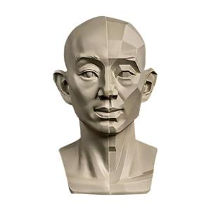 YANGJJ Modelos de cabeza para bocetos de retrato, estatuas…
