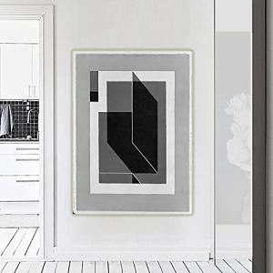 Impresiones en lienzo Josef Albers《Bent Dark Grey》Lienzo Pi…
