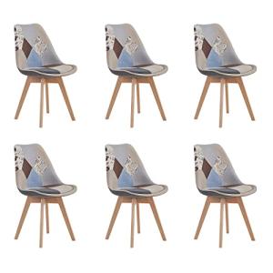 GrandCA HOME Juego de 6 Sillas de Comedor, Silla de Cocina…
