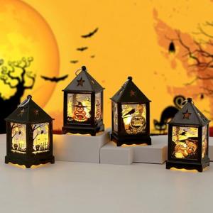 4 Piezas Velas Colgantes Halloween,Espeluznantes para Farol…