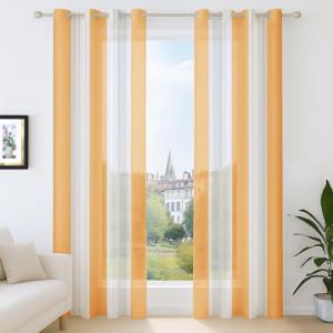 Deconovo Cortina de Visillo con Ventana Ancha, 140 x 183 cm…