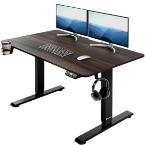 CASARIA® Escritorio Ajustable en Altura Acero Función Memor…