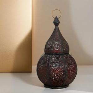 Farol portavelas Oriental de Metal - Candelabro para el jar…