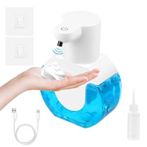 TNOMSNO Dispensador Jabon Baño Automatico, Autodetección, 4…