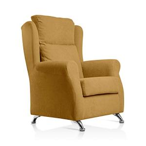 SUEÑOS ZZZ Sillón orejero Dulce con Patas metalicas tapizad…