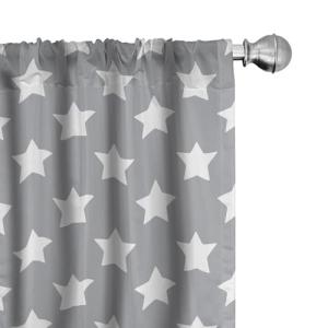 ABAKUHAUS Moderno Juego de 2 Paños Cortinas, Ilustraciones…