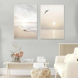 2 Cuadro Salon Grande Naturaleza 50x70 Laminas Decorativas…