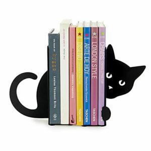 Balvi Sujeta Libros Hidden Cat Color Negro Soporte para Lib…