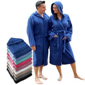 LEBENGOOD Albornoz Hombre con Capucha 100% Algodón OEKO-TEX…