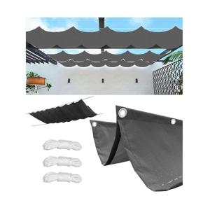 Retráctil Toldo Vela Rectangular 2x4.5M(AxL) Toldos Exterio…