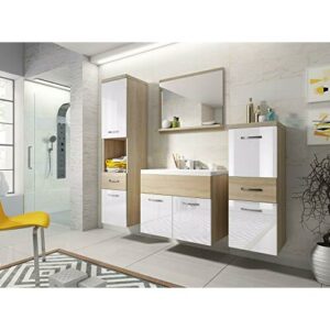 PIASKI Conjunto de Muebles de baño Alba, Juego de Muebles d…