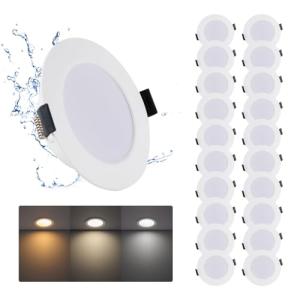 Grebeam 20 Unidad 5W Downlight LED Techo Empotrable 230V, I…