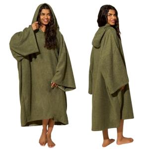 Brentfords Poncho de Toalla para Adultos, con Capucha, Gran…