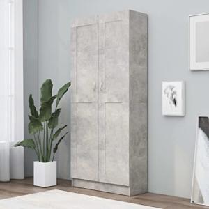 puraday Librería Salón Gris Hormigón 82,5 x 30,5 x 185,5 cm…