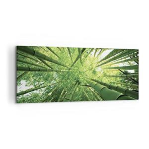 ARTTOR Cuadros Decoracion Salon Bambú Selva Verde Lienzos d…