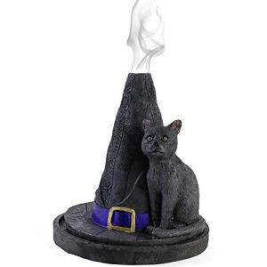 Encantador Sombrero de Bruja Negro con diseño de Gato, Sopo…
