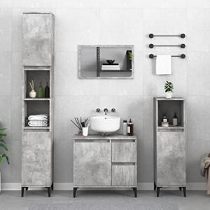 IKAYAA Mueble Columna de Baño Armario Alto de Baño Armario…